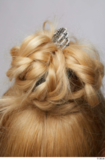 Groom references Anneli  015 high braided bun long blond…